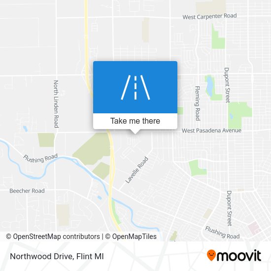 Northwood Drive map