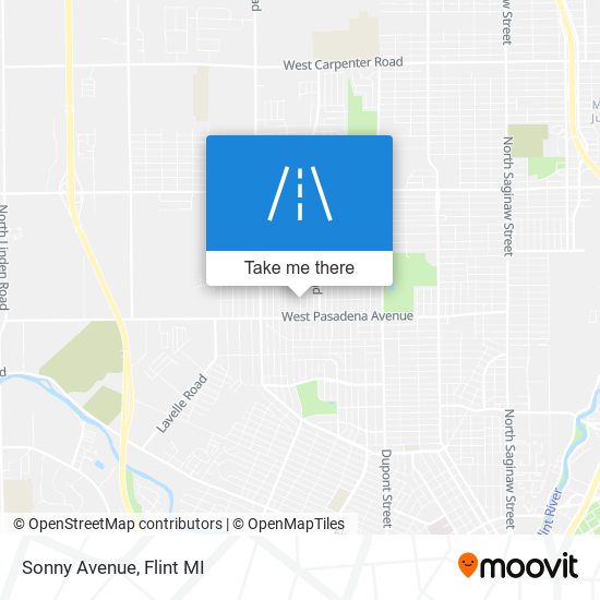 Sonny Avenue map