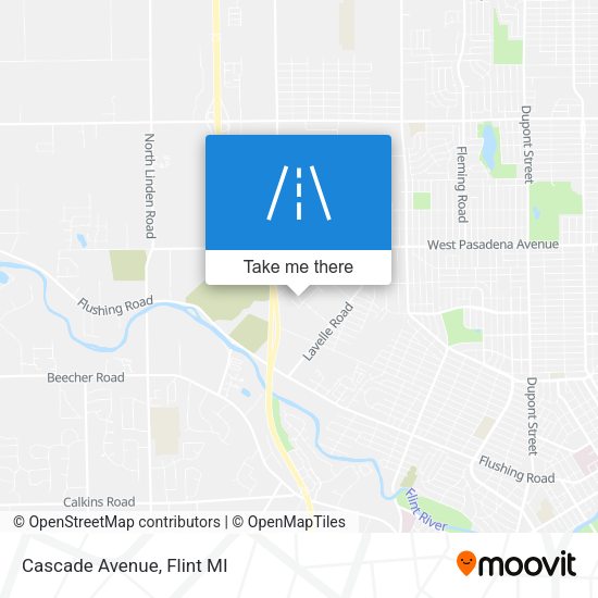 Cascade Avenue map