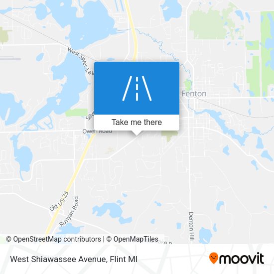 West Shiawassee Avenue map