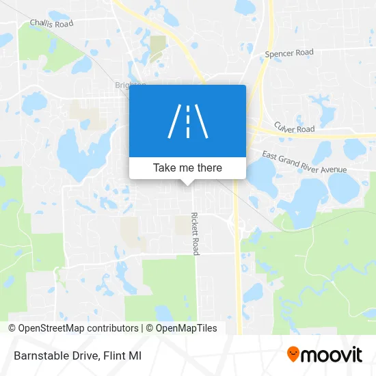 Barnstable Drive map