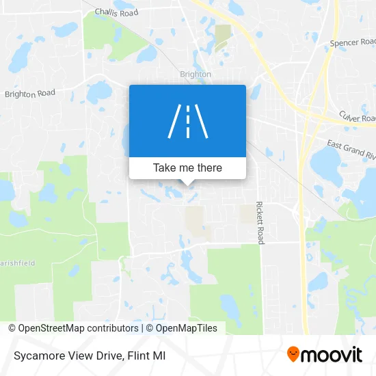 Sycamore View Drive map
