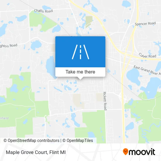 Maple Grove Court map