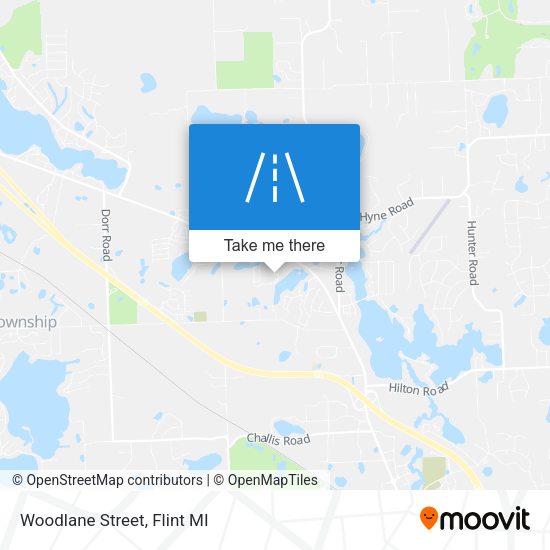 Mapa de Woodlane Street