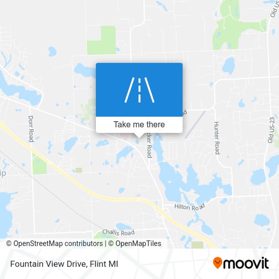 Mapa de Fountain View Drive