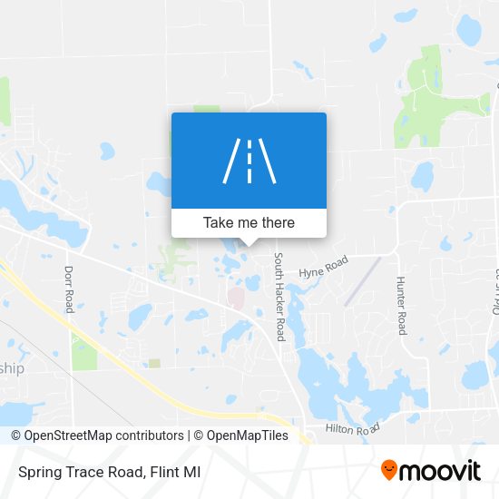 Mapa de Spring Trace Road