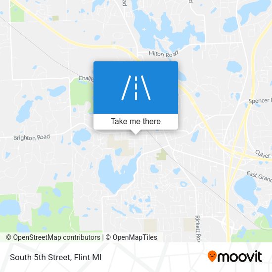 South 5th Street map