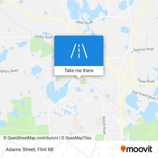 Adams Street map