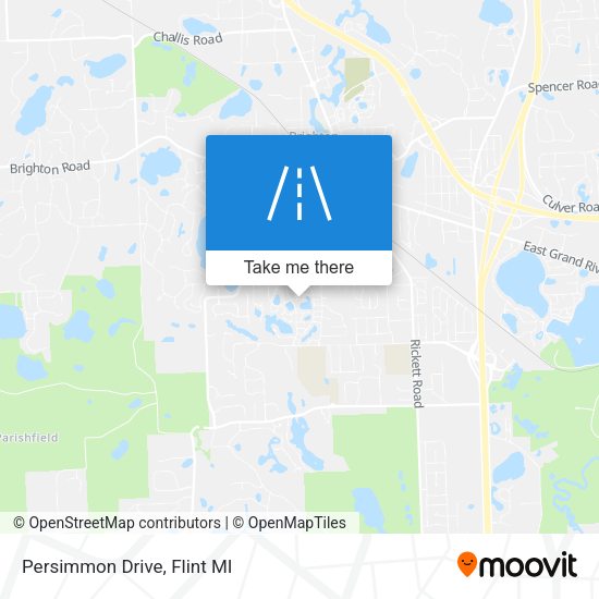 Mapa de Persimmon Drive