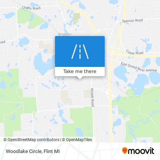 Woodlake Circle map