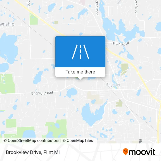 Brookview Drive map