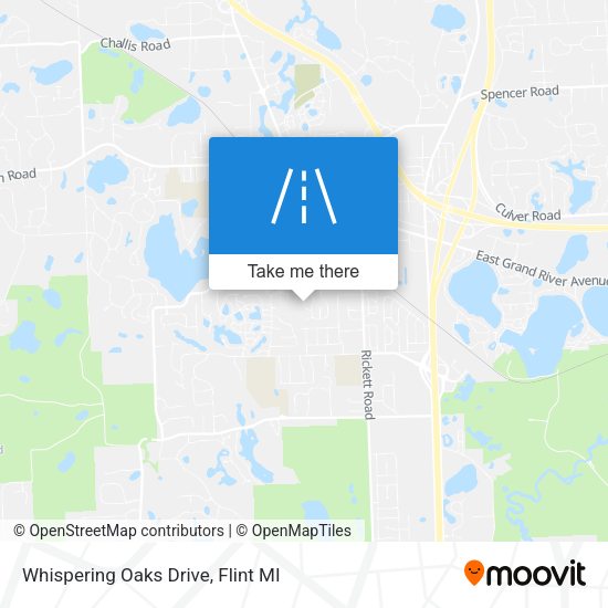 Whispering Oaks Drive map