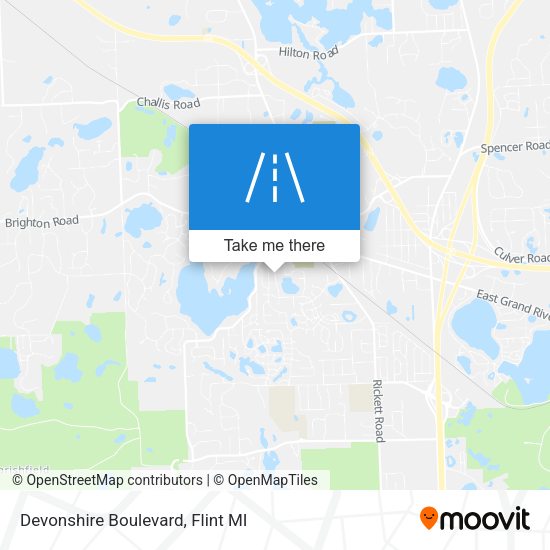 Devonshire Boulevard map