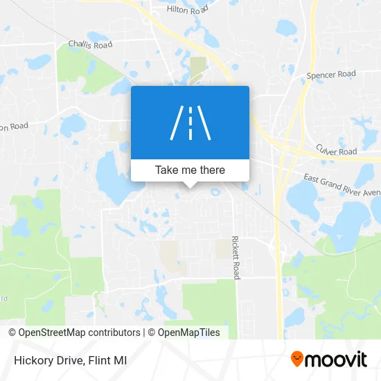 Hickory Drive map