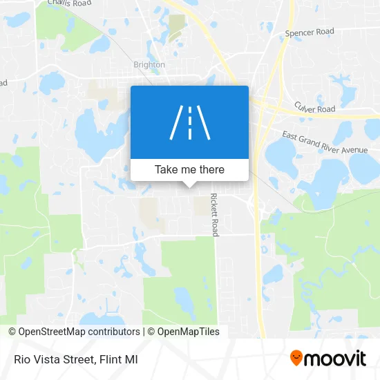 Rio Vista Street map