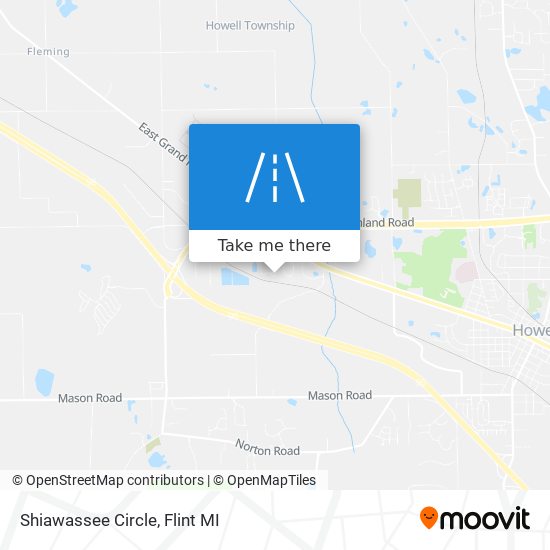 Mapa de Shiawassee Circle