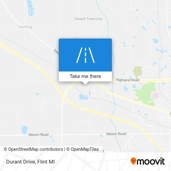 Durant Drive map
