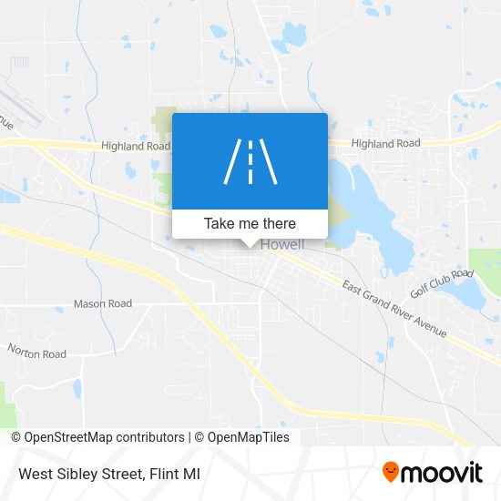 Mapa de West Sibley Street