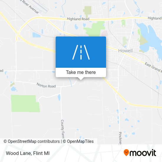 Mapa de Wood Lane