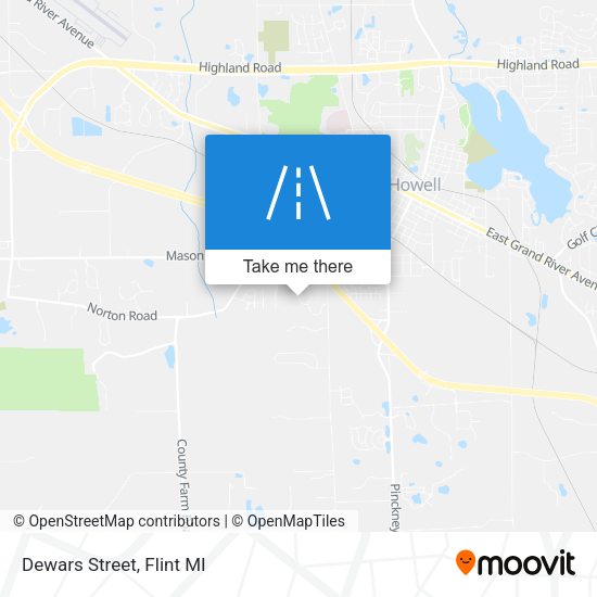 Mapa de Dewars Street