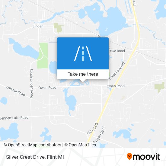 Silver Crest Drive map