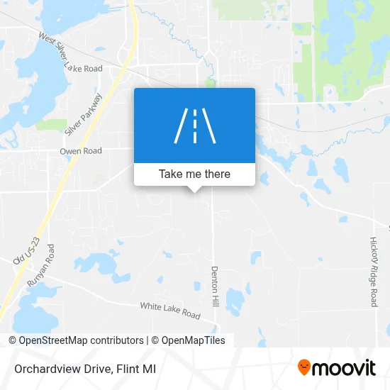 Orchardview Drive map