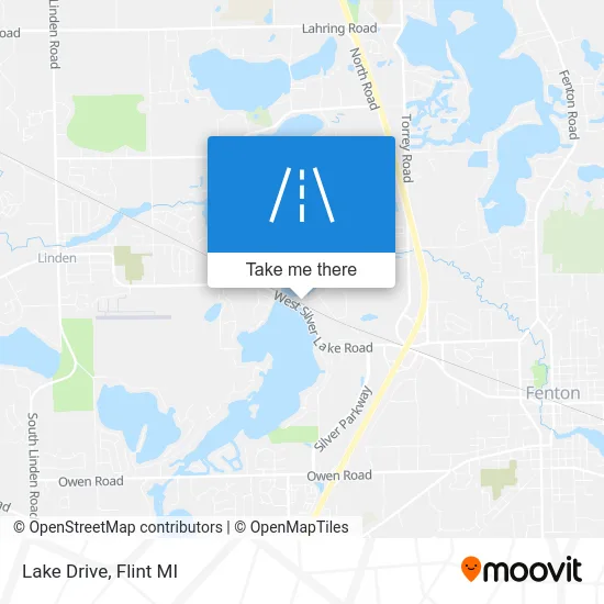 Lake Drive map