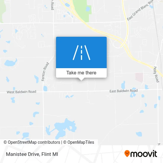 Manistee Drive map