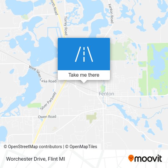 Mapa de Worchester Drive