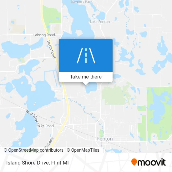 Island Shore Drive map