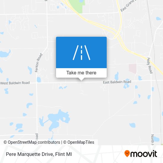 Pere Marquette Drive map