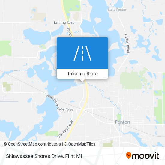 Shiawassee Shores Drive map