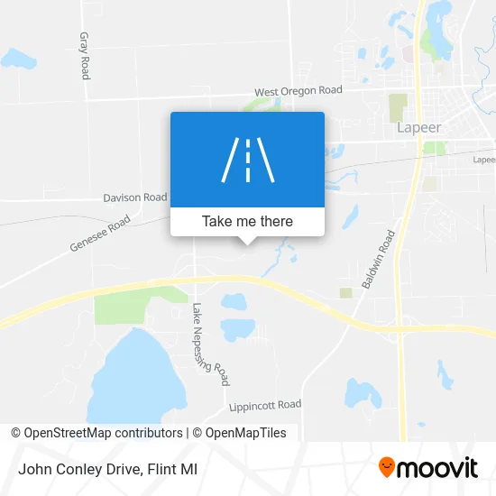 John Conley Drive map