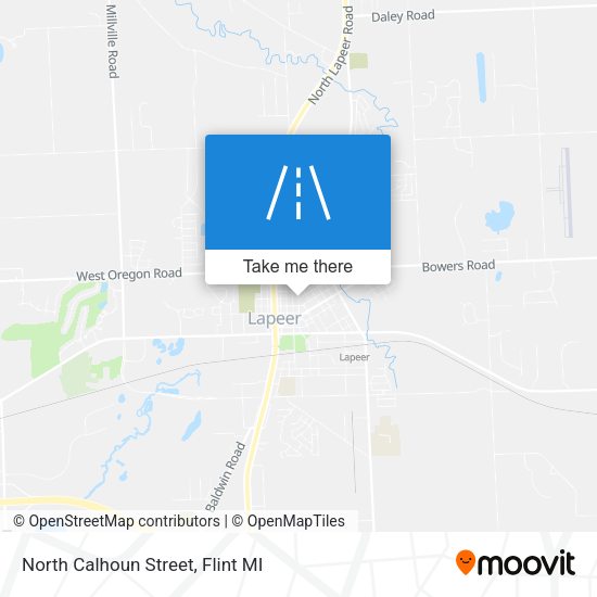 North Calhoun Street map