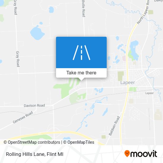 Mapa de Rolling Hills Lane