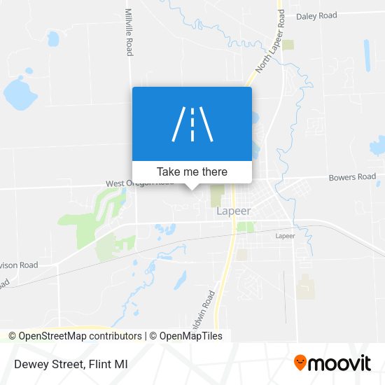 Mapa de Dewey Street