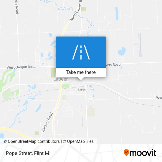 Mapa de Pope Street