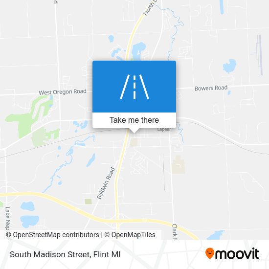South Madison Street map