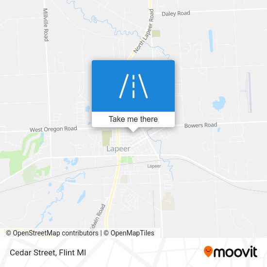 Mapa de Cedar Street