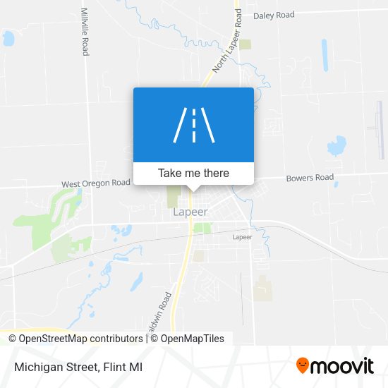 Mapa de Michigan Street