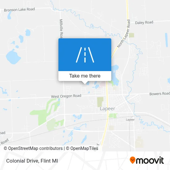 Colonial Drive map