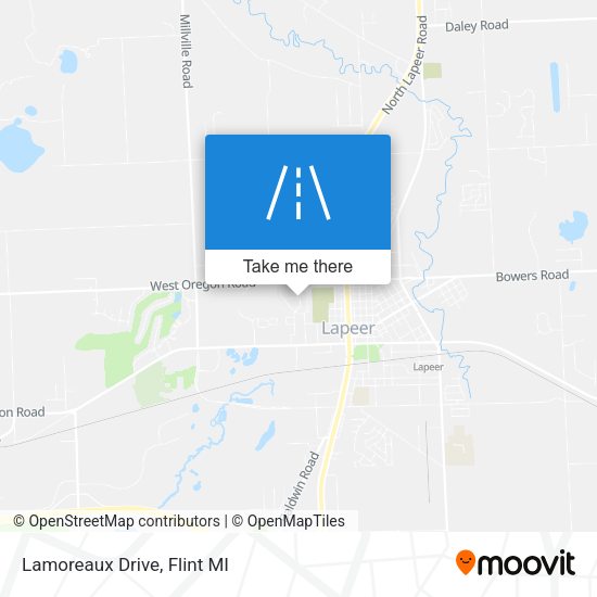 Lamoreaux Drive map