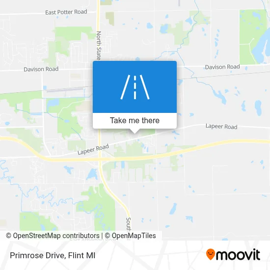 Primrose Drive map