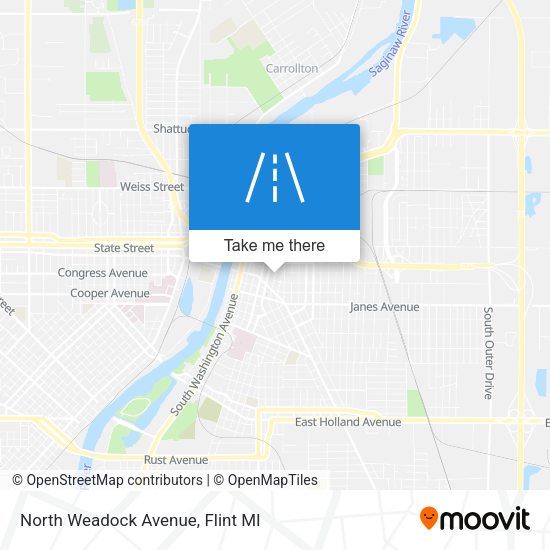 North Weadock Avenue map