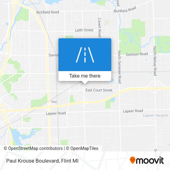 Mapa de Paul Krouse Boulevard