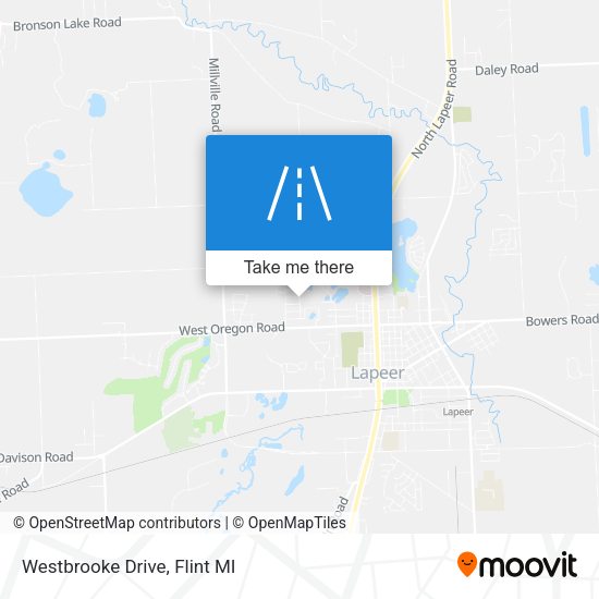 Mapa de Westbrooke Drive