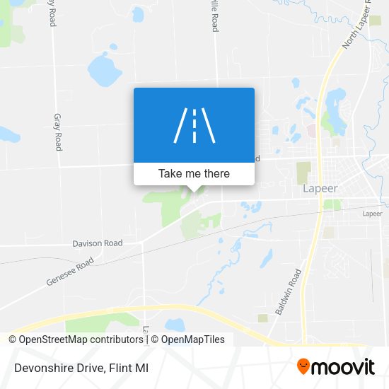 Mapa de Devonshire Drive