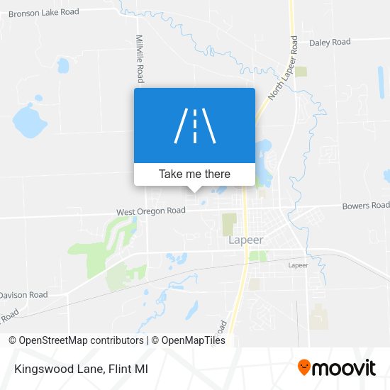 Kingswood Lane map