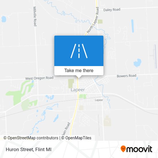 Mapa de Huron Street
