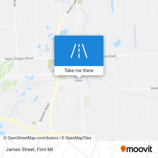 Mapa de James Street